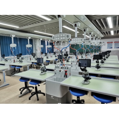 东方教具●新型吊装式集成生物（互动显微）实验室