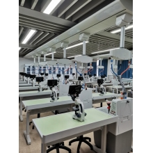 东方教具●新型吊装式集成生物（互动显微）实验室